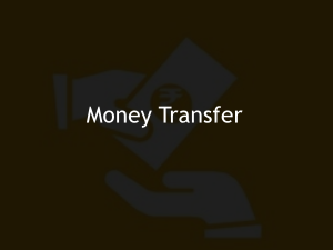 Money transfer