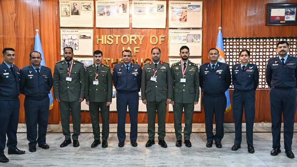 ഇന്ത്യന്‍ വ്യോമസേന കേന്ദ്രം സന്ദര്‍ശിച്ച് സൗദി എയര്‍ ഡിഫന്‍സ്